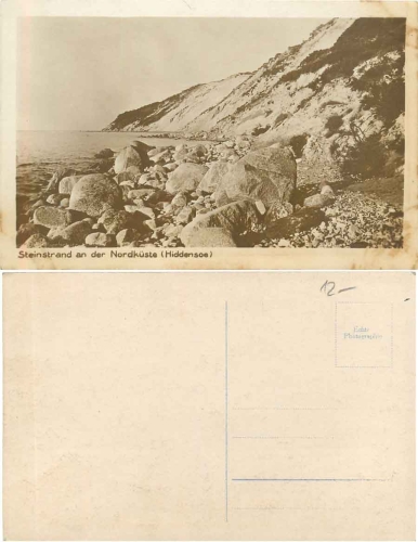 18565 Hiddensee Steinstrand Nordküste * ca. 1930