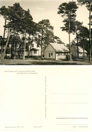 18565 Hiddensee Gaststätte "Zum Klausner" *1965 Hanich1778