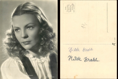 Hilde Krahl, Film-Foto-Verlag, G 177
