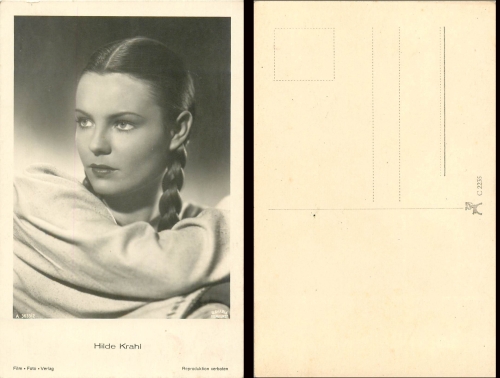Hilde Krahl, Film-Foto-Verlag, A 3633/2