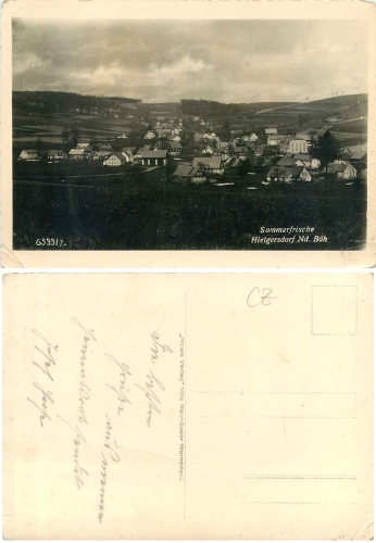 Hilgersdorf Severní Boehmen * um 1940