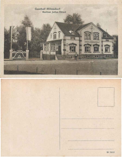 09326 Hilmsdorf "Deutsche Eichen" inn *approx. 1920