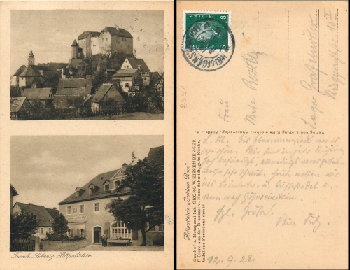 Hiltpoltstein Gasthof "Goldenes Ross" o 12.9.1928