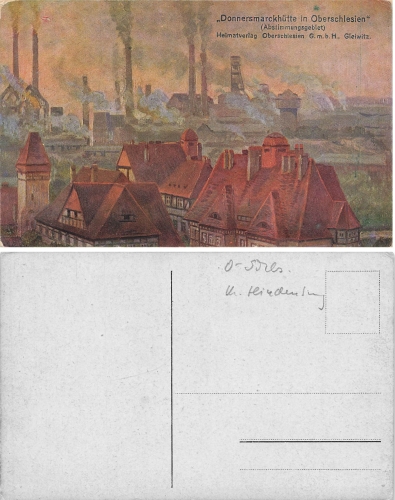 Hindenburg Donnersmarkhuette Oberschlesien Zabrze * um 1920