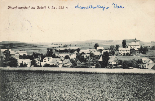 01855 Hinterhermsdorf Saxon Switzerland o 1917