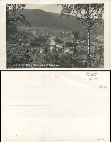 75365 Hirsau Schwarzwald * ca. 1940