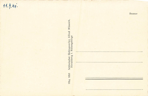 Hirschberg unter den Lauben Riesengebirge Schlesien Jelenia Gora * 1941