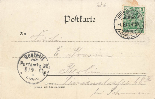 Hirschberg from Cavallierberg, Giant Mountains, Silesia, Jelenia Gora, 1901