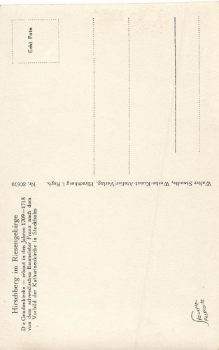 Hirschberg Church of Grace, interior view, Giant Mountains, Silesia, Jelenia Gora * around 1930