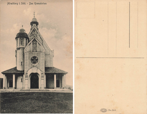 Hirschberg Giant Mountains Silesia Crematorium Jelenia Gora * around 1920