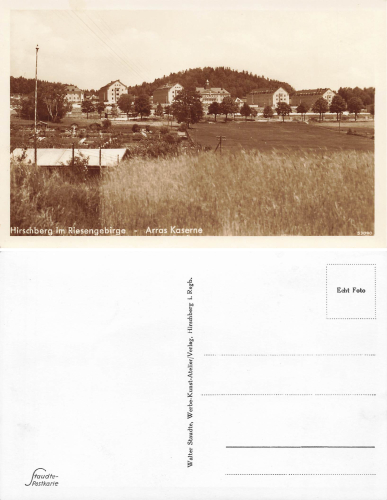Hirschberg Silesia Arras Barracks Jelenia Gora * around 1940