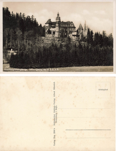 Hirschberg Silesia Training Castle of the NSDAP Jelenia Gora * around 1940