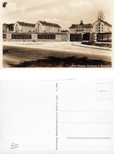 Hirschberg Silesia Arras Barracks Jelenia Gora * around 1935