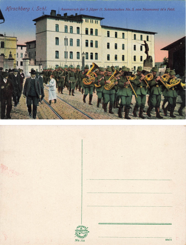 Hirschberg Silesia Barracks 5th Jäger Jelenia Gora * around 1915