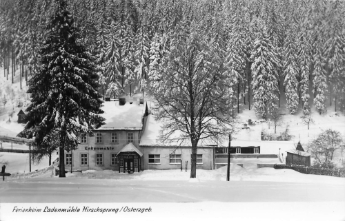 01773 Hirschsprung Erzgebirge Ladenmuehle * 1958
