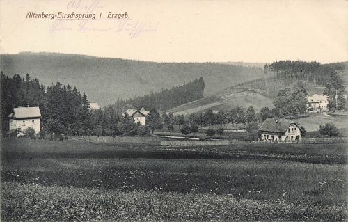 01773 Hirschsprung Erzgebirge o 1912