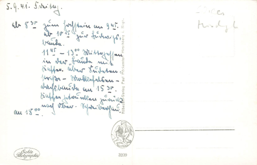 Hochstein Isergebirge Schlesien Wysoki Kamień gebraucht 1941