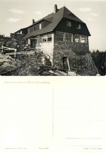 02797 Hochwaldbaude Zittau Mountains *1968