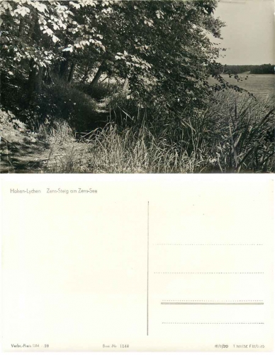 17279 Hohenlychen Zens Steig am Zens See *1959 Hanich1144