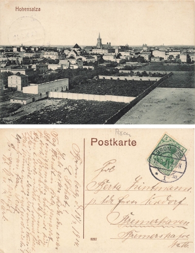 Hohensalza Pommern Inowroclaw o 1914