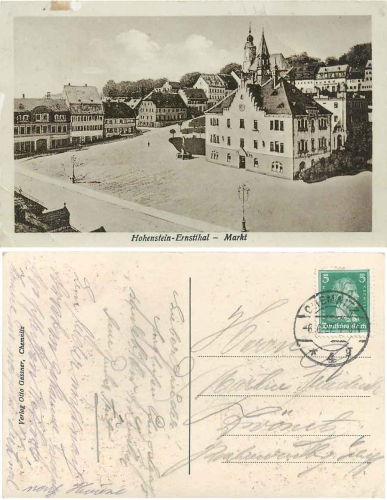 09337 Hohenstein-Ernstthal Markt o 6.6.1927