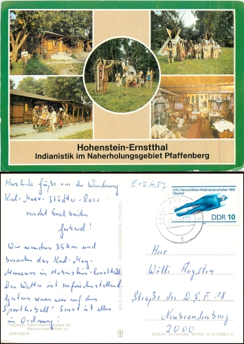 Hohenstein-Ernstthal Indianistik am Pfaffenberg o 2.4.1987