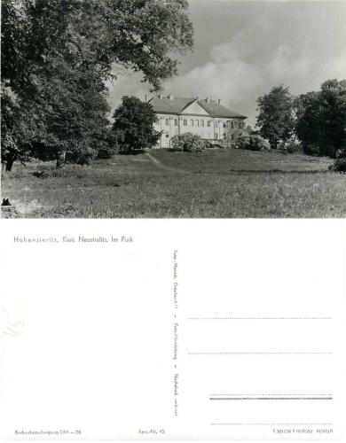 17237 Hohenzieritz Castle Park *1959