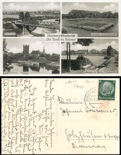 Duisburg Homberg (Niederrh) o 13.8.38