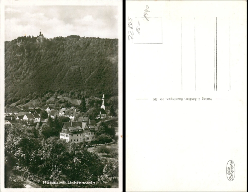 Honau mit Lichtenstein *ca. 1940