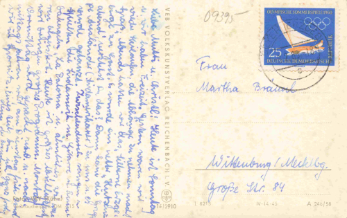 Hormersdorf Zwönitz im Erzgebirge Mehrbildkarte o 1960
