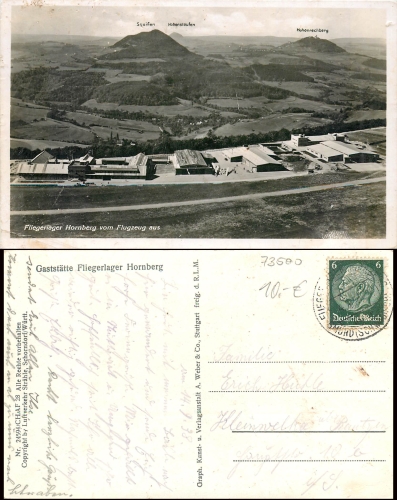 73500 Hornberg Aerial photo of the air base o September 14, 1938