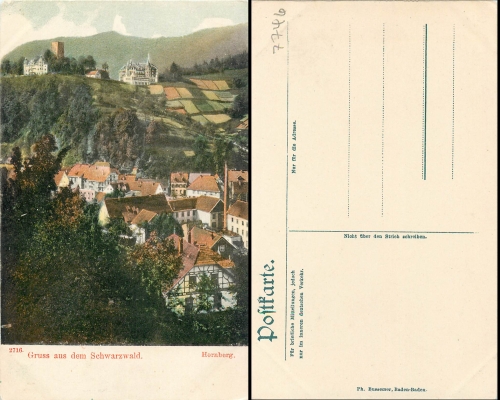 Hornberg Black Forest * approx. 1915