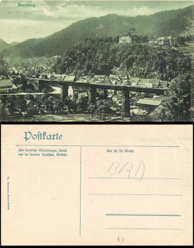 Hornberg Sachwarzwald *ca. 1910