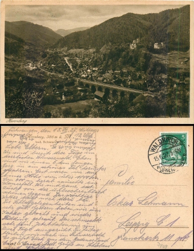 Hornberg Schwarzwald o 15.6.1927
