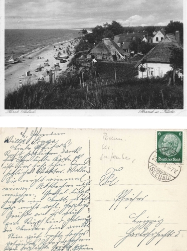 Horst Seebad Pommern Niechorze o 1934