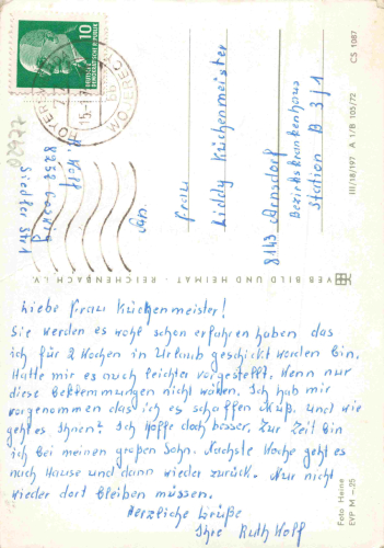 02977 Hoyerswerda Neustadt Magistrale o 1973