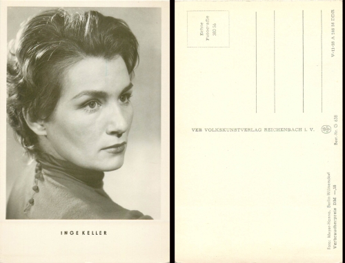 Inge Keller, Foto: Meyer-Hanno, Best. Nr. 638