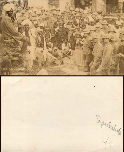 India wedding ceremony Ranikhet himalaya real photo around 1910