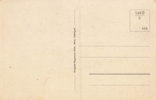 Insel Mainau Kuzenstlerkarte signiert Joseph Ruep um 1920