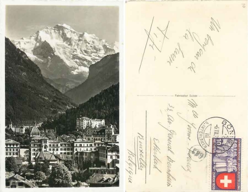 Interlaken Jungfrau o 6.7.1939