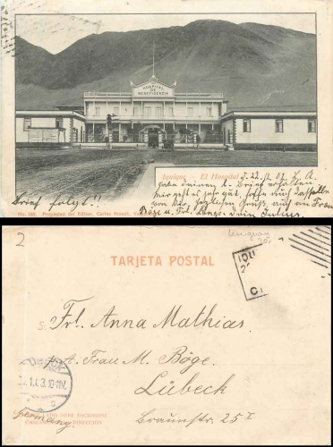 Iquique Chile El Hospital o 24.1.1903 