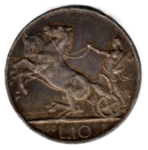 Italien 10 Lire 1930 R Vittorio Emanuele III