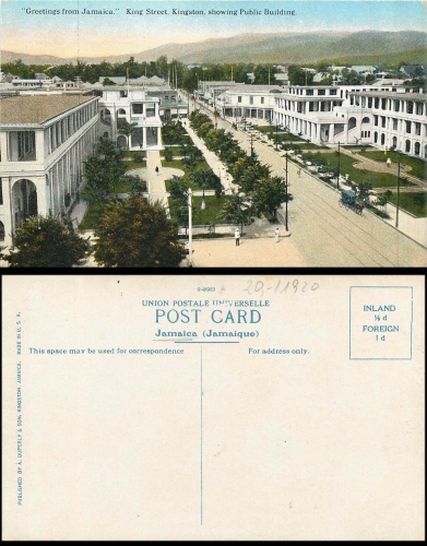 Jamaica Kingston King Street *ca. 1920