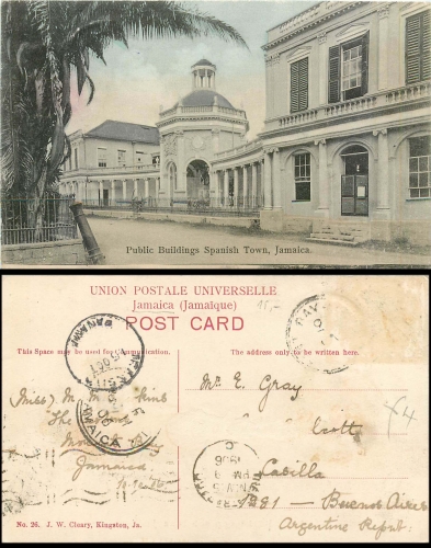 Jamaica Spanish Town Public Buildings o 16.11.1906