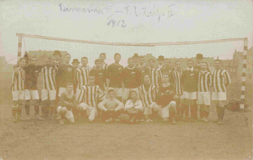 Jena Fussballmannschaften Borussia III vs F.C. Zeiss III * 1912