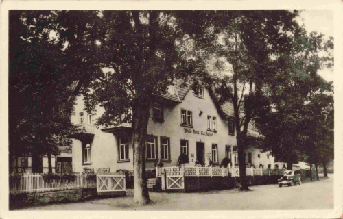 Jena Mühltal Wald Hotel "Carl August" o 1955