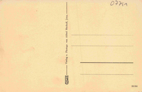 Jena Westviertel mit Landgrafen * um 1920