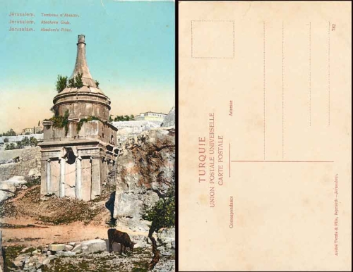 Jerusalem Absolom's tomb * approx. 1920