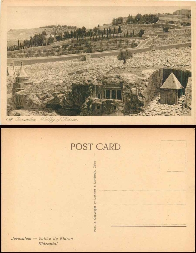 Jerusalem Kidron Valley * approx. 1930