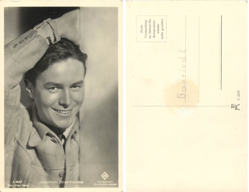 Joachim Brennecke, film-Foto-Verlag, A 3833/1
